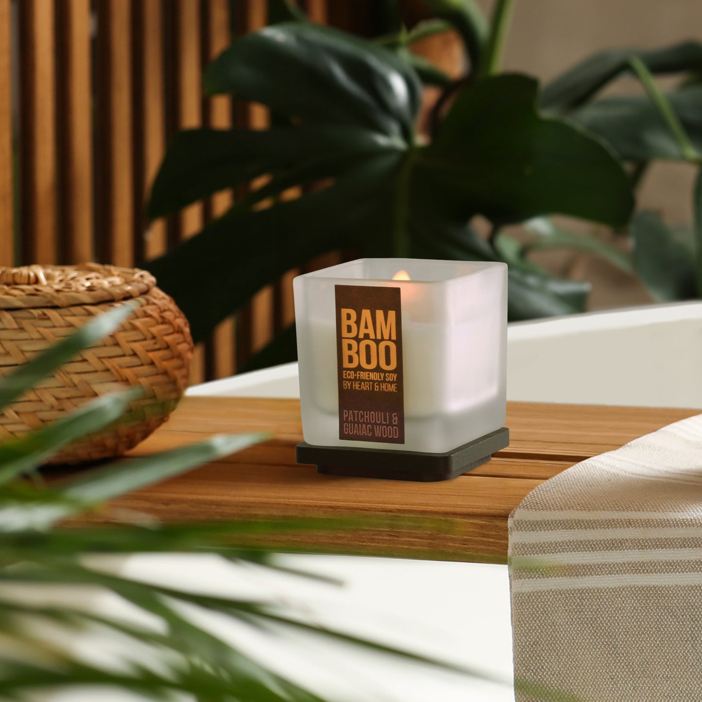Patchouli & Guaiac Wood Candle - Small