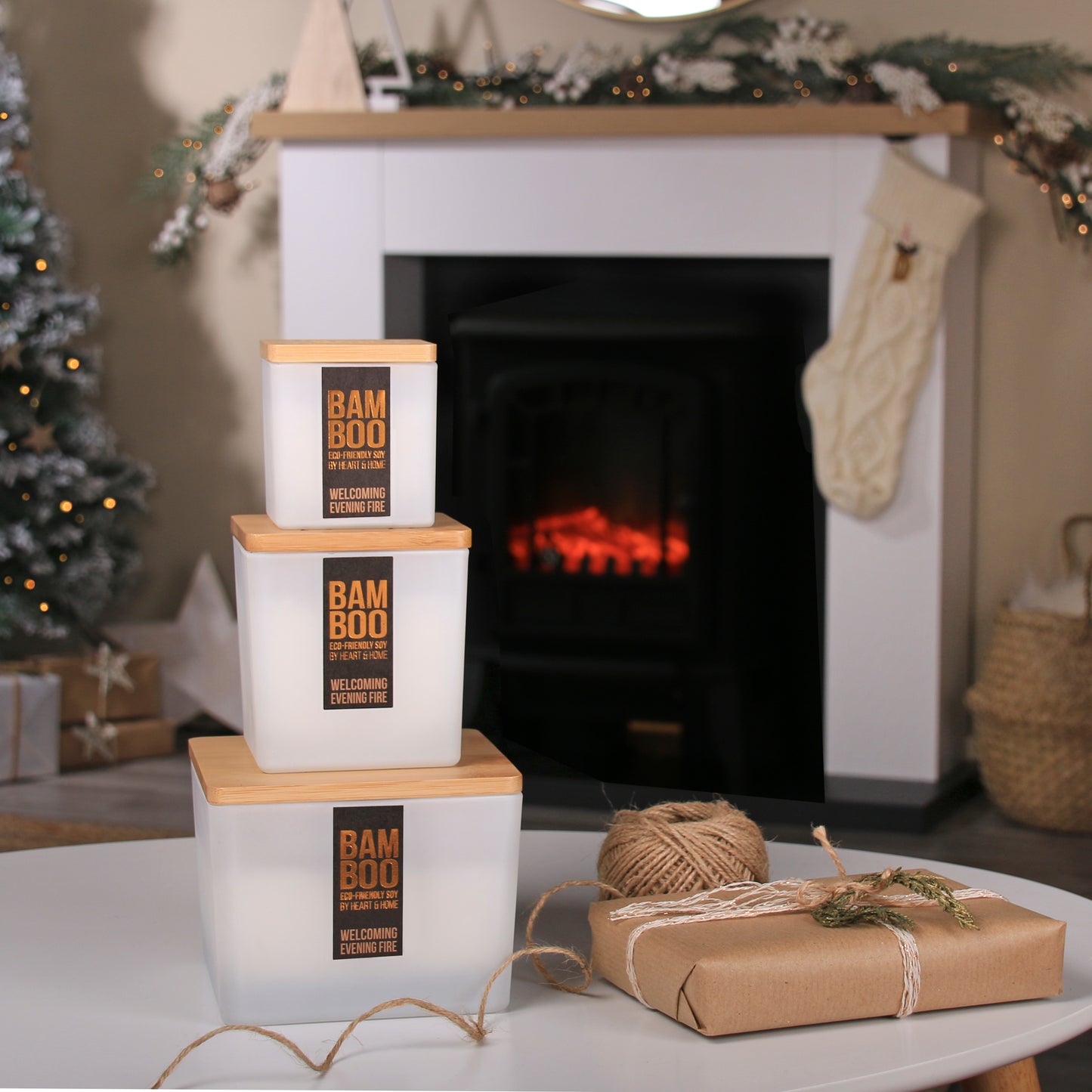 Welcoming Evening Fire Candle - Large