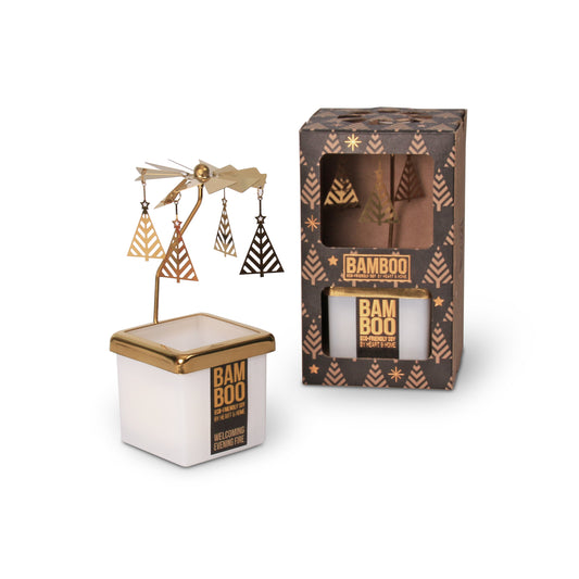 Welcoming Evening Fire - Small Candle & Carousel Gift Set
