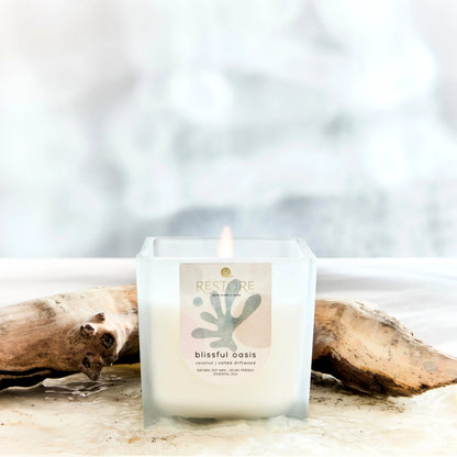 Blissful Oasis Large Candle