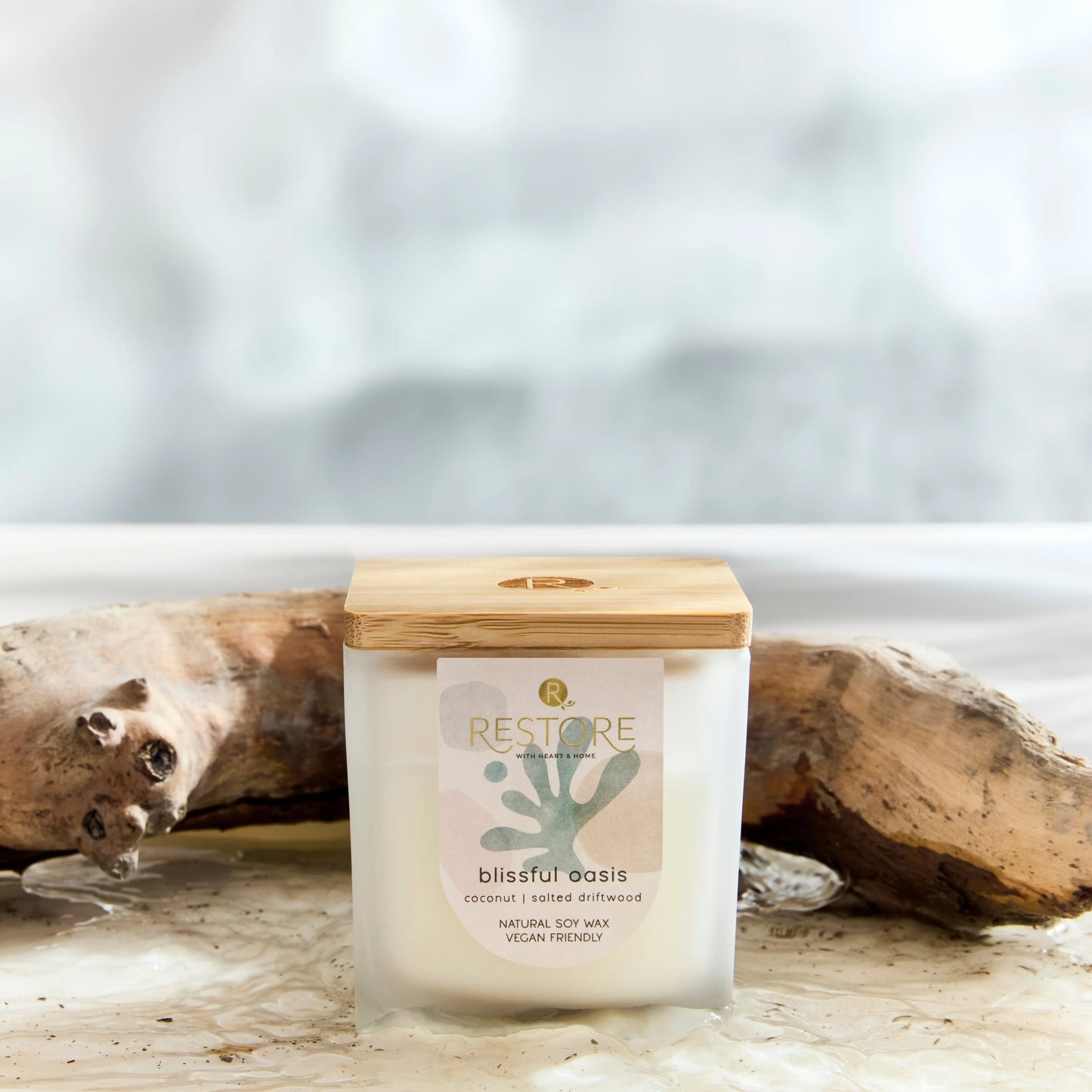 Blissful Oasis Small Candle