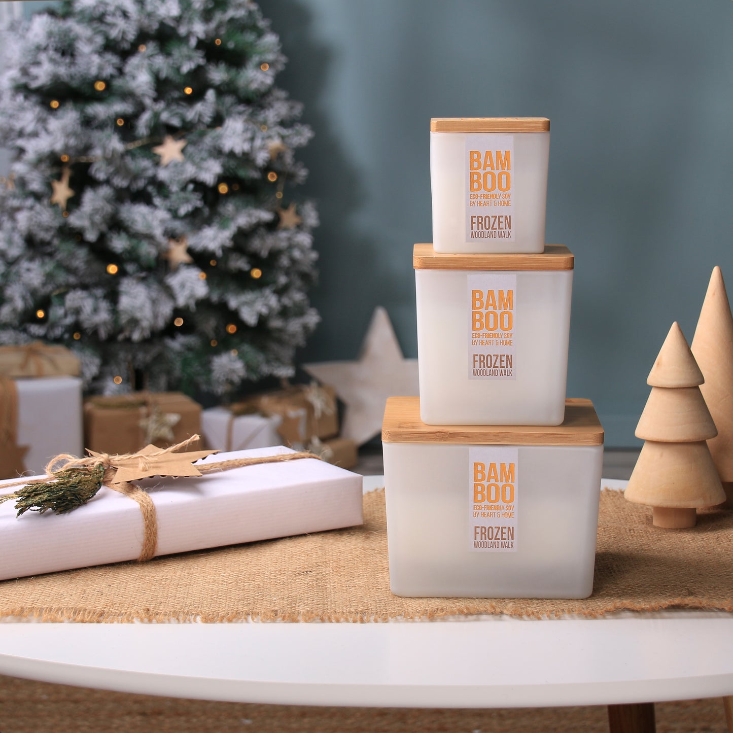 Frozen Woodland Walk Candle - Large