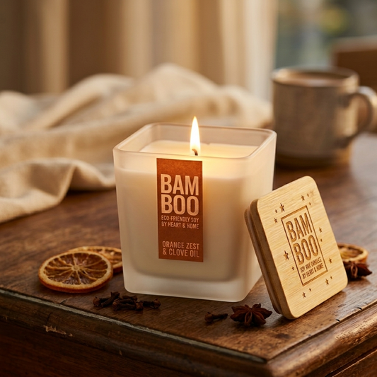 Orange Zest & Clove Oil Candle - Large