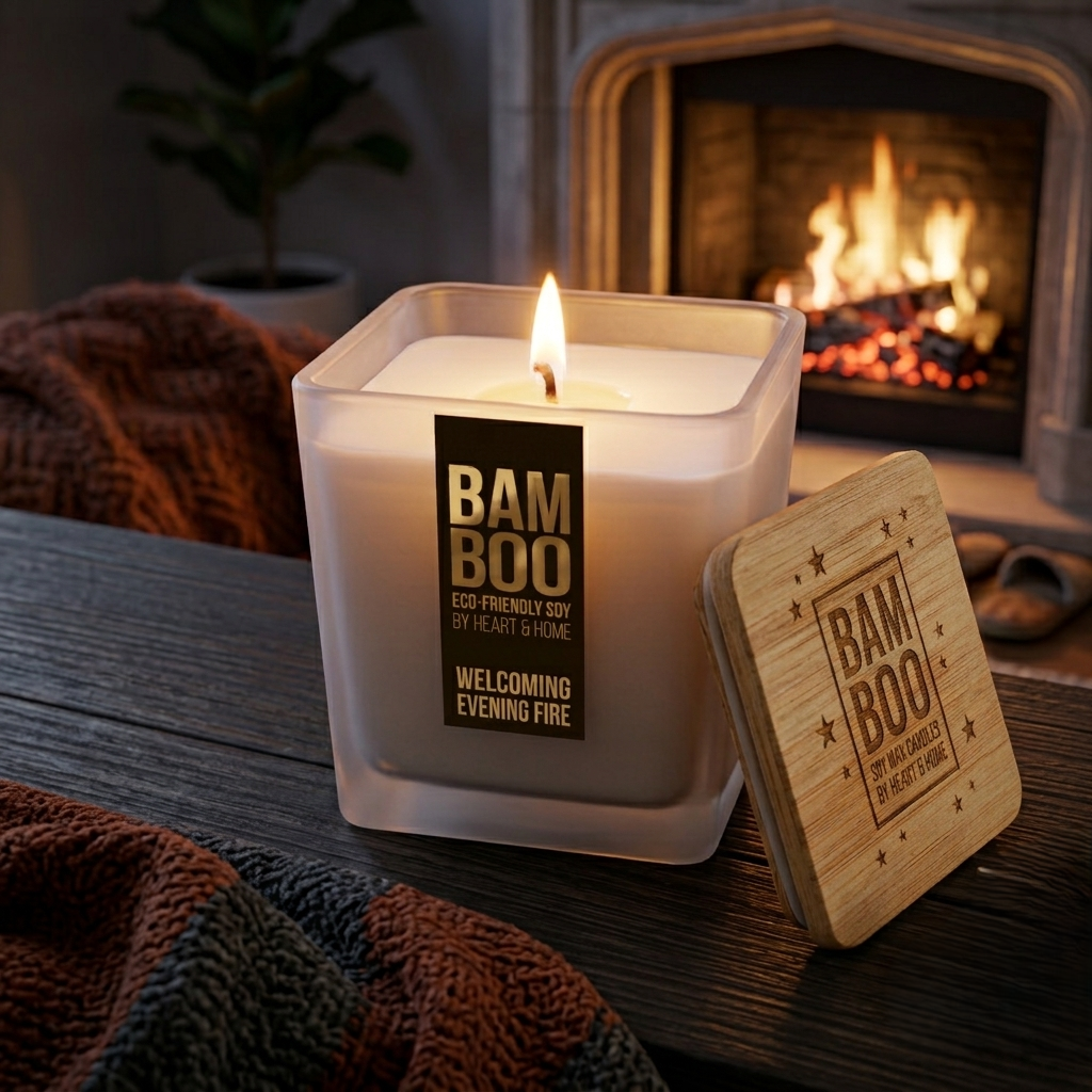 Welcoming Evening Fire Candle - Large