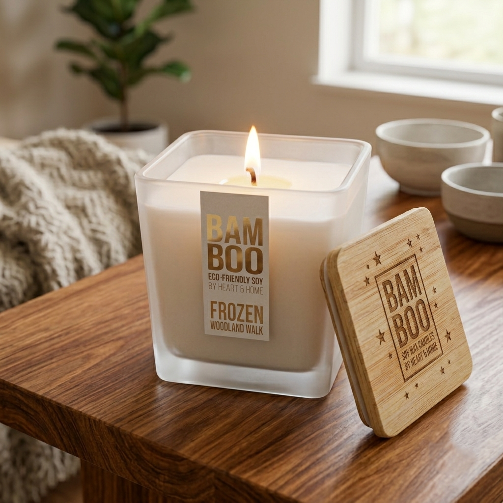 Frozen Woodland Walk Candle - Large