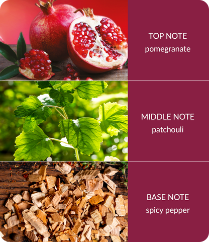 Pomegranate & Pepperwood Candle - Large